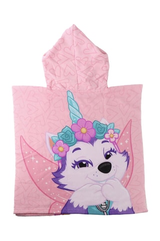 Badponcho Met Capuchon Paw Patrol - Roze
