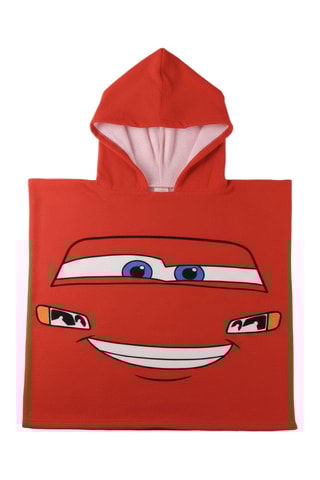 Badponcho Flash McQueen Cars Disney Pixar - Rood