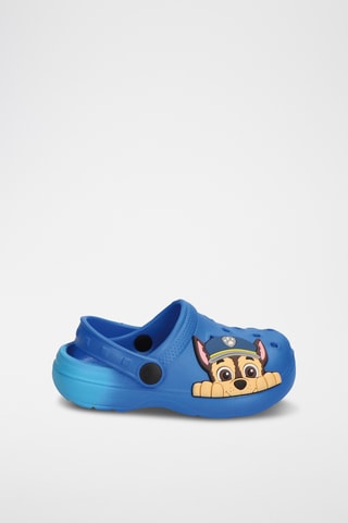 Clogs Chase en Marcus Paw Patrol - Indigoblauw en Rood