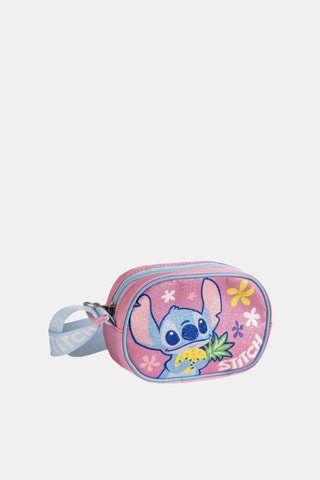 Schoudertas Stitch Lilo en Stitch Disney - Poederroze