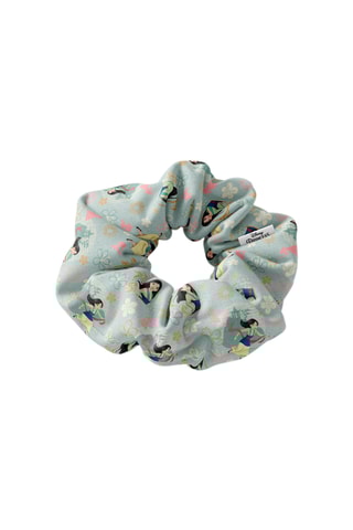 5 Scrunchies Disneyprinsessen - Lichtgroen en Roze