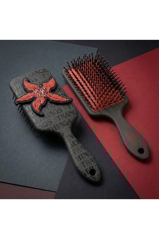 Haarborstel Stranger Things - Zwart