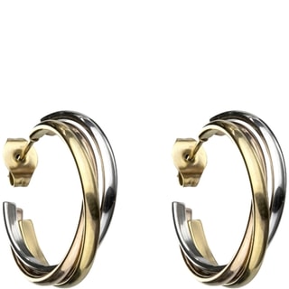 Boucles d'oreilles Aviana - Acier inoxydable tricolor 