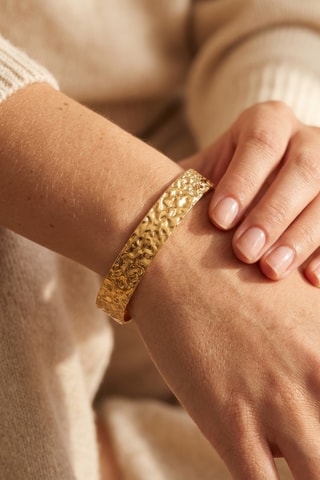 Open Armband - Doublé Geelgoud