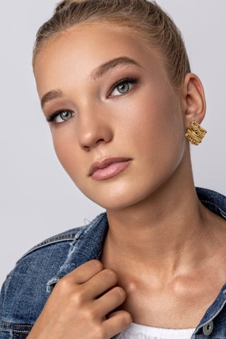 Pendientes Jessica - Chapado en oro amarillo