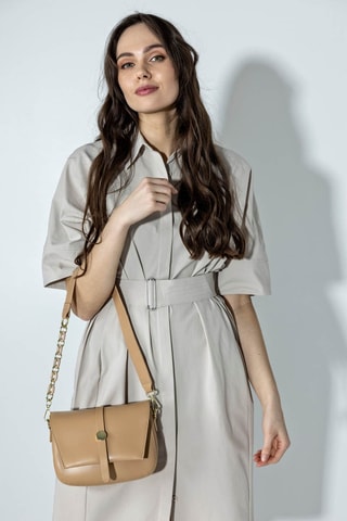 Sac porté épaule Ariana - Beige - Emily Westwood