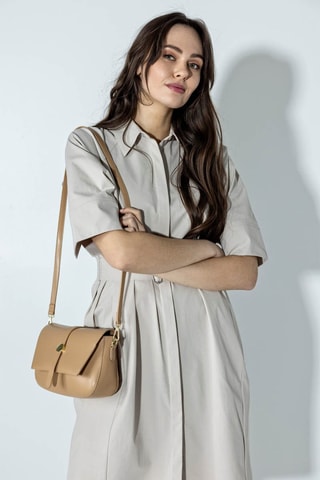 Sac porté épaule Ariana - Beige - Emily Westwood