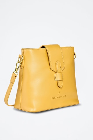 Sac porté épaule Eva - Jaune - Emily Westwood