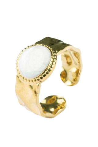 Anillo - Chapado en oro amarillo