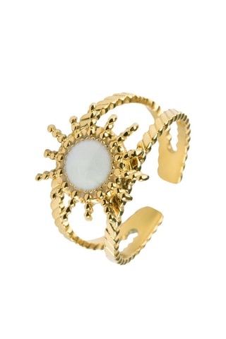 Anillo - Chapado en oro amarillo