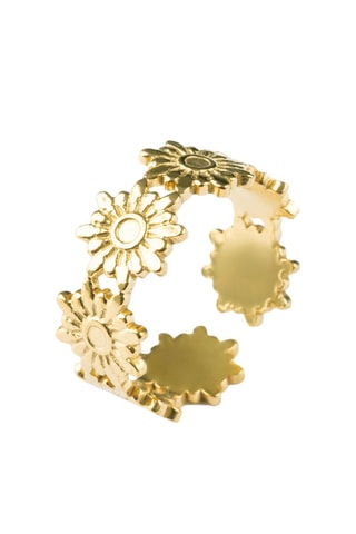 Anillo - Chapado en oro amarillo