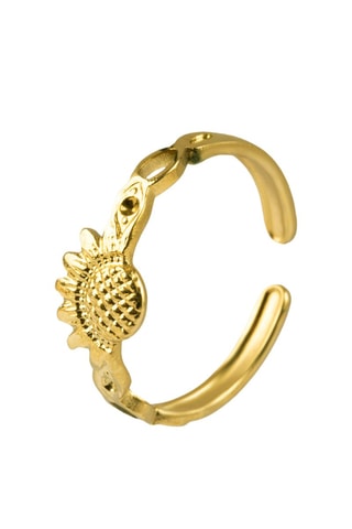 Anillo - Chapado en oro amarillo