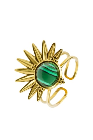 Anillo - Chapado en oro amarillo