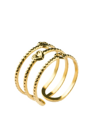 Anillo - Chapado en oro amarillo