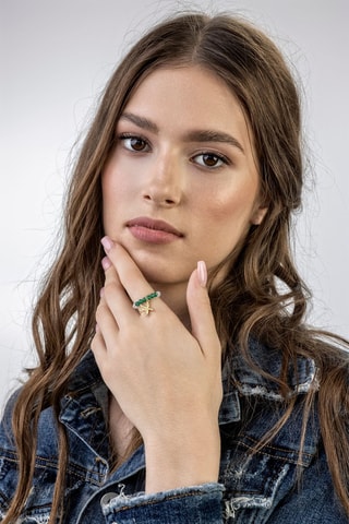 Anillo - Chapado en oro - Emily Westwood