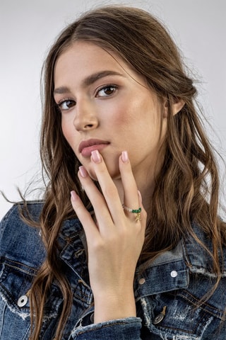 Anillo - Chapado en oro - Emily Westwood