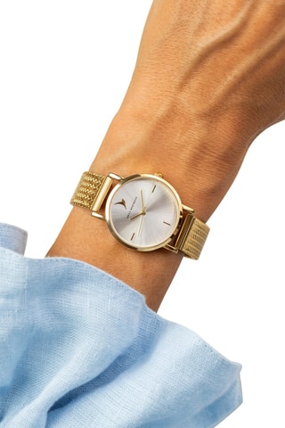 Montre à quartz en acier - Doré et argenté - Emily Westwood