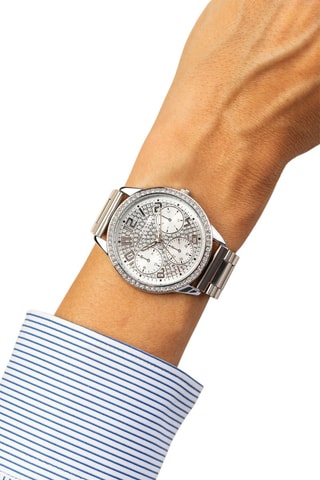 Montre à quartz en acier - Argenté - Victoria Walls