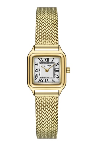 Montre à quartz en acier - Doré et argenté