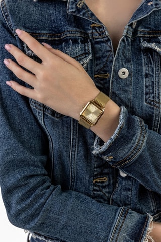 Montre à quartz en acier - Doré - Victoria Walls