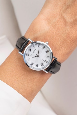 Montre à quartz en cuir et nacre - Emily Westwood