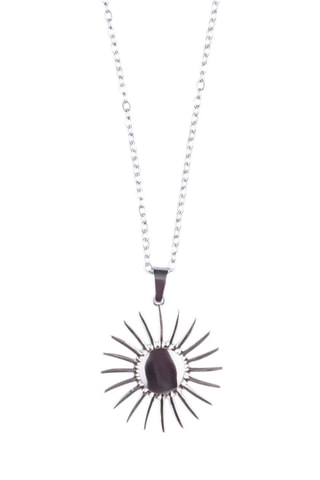 Collier - Plaqué or blanc