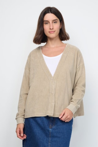 Casaco de malha Pamplona - Bege