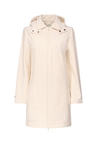 Corta-vento com capuz Corinthe - Marfim