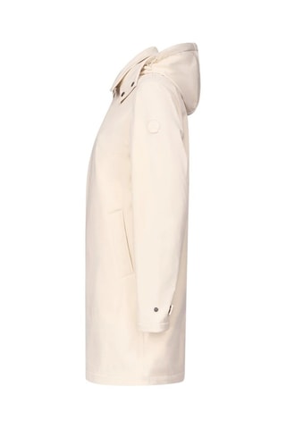 Corta-vento com capuz Corinthe - Marfim