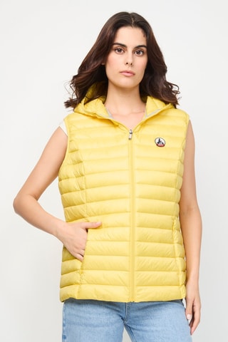 Colete acolchoado com capuz Mali - Amarelo