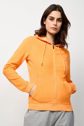 Sweat com capuz Corail - Laranja