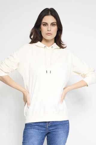 Sweat com capuz Monteria Funday - Branco