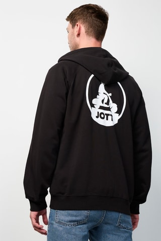 Sweat com capuz Branco - Preto