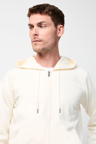 Sweat com capuz Branco Logo - Branco