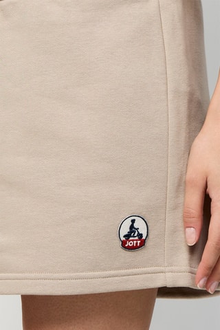 Calções de cintura alta Barcelona - Bege