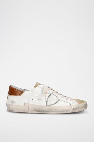 Baskets en cuir - Beige