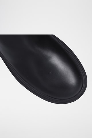 Bottines Chelsea en cuir - Noir