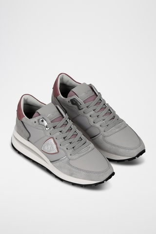 Baskets en cuir - Gris