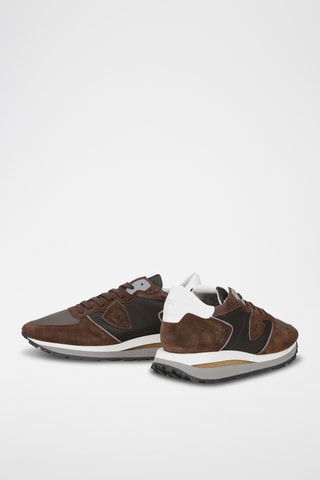 Baskets en cuir - Marron