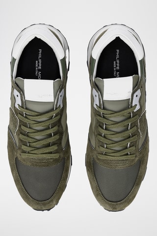 Baskets en cuir - Vert