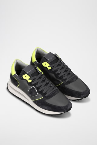 Leren Sneakers - Grijs