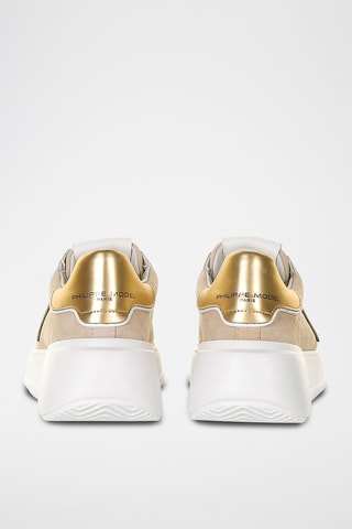 Baskets en cuir - Beige