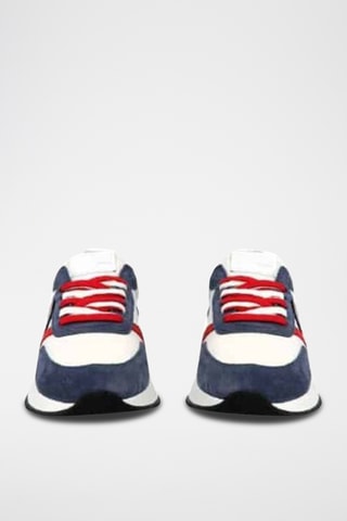 Baskets en cuir - Bleu