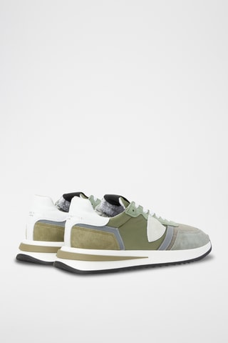 Baskets en cuir - Vert