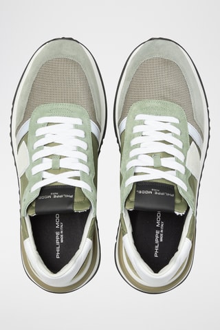 Baskets en cuir - Vert