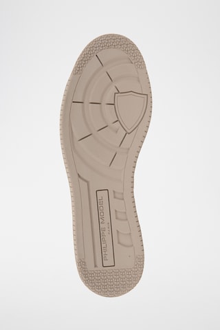 Baskets montantes en cuir - Blanc