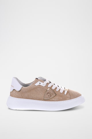 Baskets en cuir - Beige