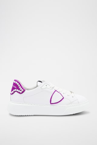 Baskets en cuir - Blanc