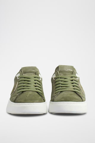 Baskets en cuir - Vert