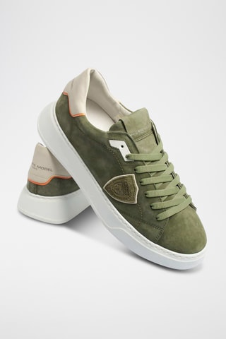 Baskets en cuir - Vert